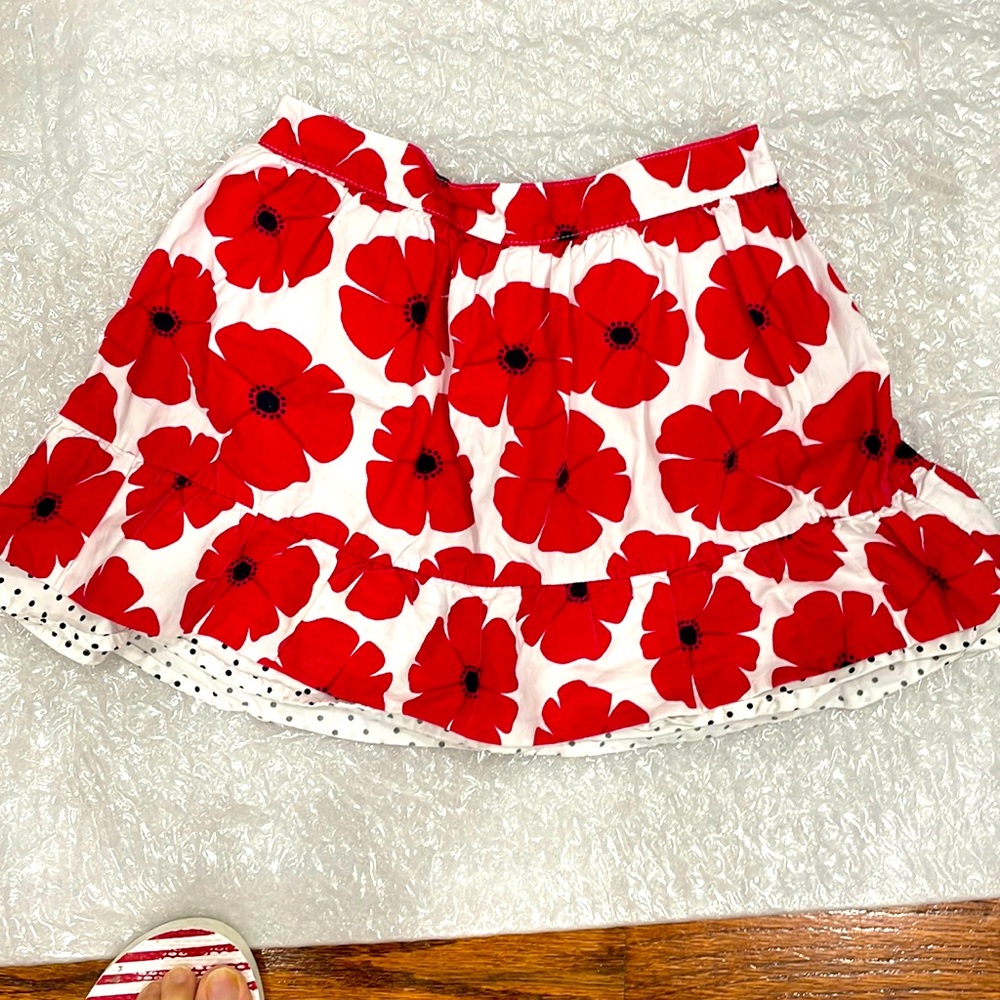 Girl’s floral skort